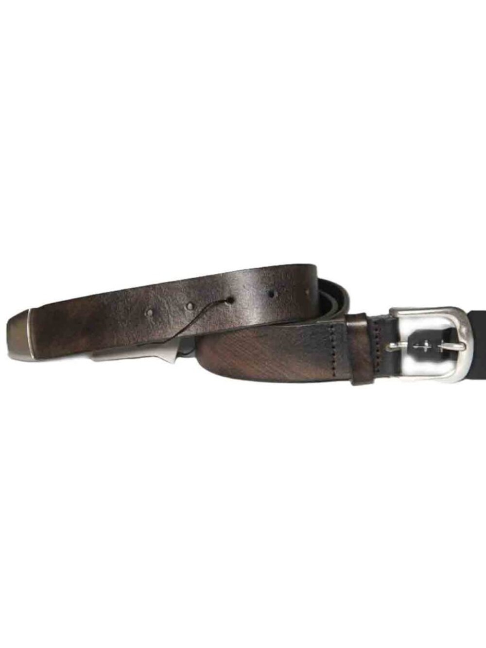 ZARA Brown Leather Belt Made in Spain 95 cm or USA Size 34 (BEST FITS 32)